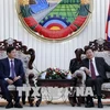 L'Inspecteur général du gouvernement vietnamien reçu par le PM laotien