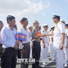 Un navire de la Marine vietnamienne en visite au Cambodge