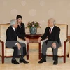 Entrevue entre le leader du PCV et l'empereur du Japon
