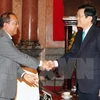 Le président Truong Tan Sang reçoit le ministre laotien de la Justice