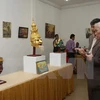 Exposition de sculpture cambodgienne à HCM-Ville