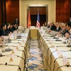 Le président Truong Tan Sang rencontre des groupes américains en activité aux Philippines