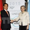 Le PM Nguyen Tan Dung rencontre la directrice générale de l’UNESCO