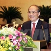 Le président Nguyen Sinh Hung part pour la Chine