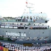 Têt traditionnel : arrivée du premier navire à Truong Sa