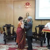 Distinction à l'ambassadrice d'Inde au Vietnam