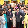 Nouvelle ruralité: échanges entre le président et des responsables de Cu Chi