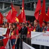 Manifestation à Busan contre les actes chinois illégaux en Mer Orientale