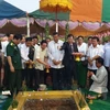 Construction d’un monument de l’amitié Cambodge-Vietnam à Battambang