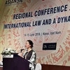 Conférence sur le "Droit international et une Asie dynamique" 