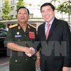 Un dirigeant de Ho Chi Minh-Ville reçoit le ministre laotien de la Défense