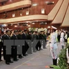 Des dirigeants vietnamiens aux funérailles de l'ancien président de l'AN laotienne Saman Vinhaket 