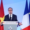 Le président français s'adresse aux étudiants vietnamiens