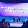 Une femme vietnamienne reçoit le Prix d'"Entrepreneur de l'ASEAN 2016"