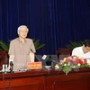 Le secrétaire général du Parti travaille dans la province de Bac Lieu 