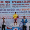 Départ de la course cycliste internationale féminine de Binh Duong 2017