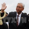 Le président du Myanmar commence sa visite en Chine