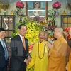 Le président Trân Dai Quang formule ses vœux du Vesak 2017 au Vénérable Thich Phô Tuê