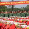 Nghe An : inhumation des restes de soldats tombés au Laos