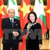 Le président du Parlement et de la Chambre haute du Myanmar achève sa visite au Vietnam