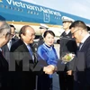 Le PM Nguyen Xuan Phuc arrive à Francfort pour sa visite en Allemagne et le Sommet du G20 