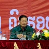 Causerie sur les relations spéciales Vietnam-Laos à Vientiane 