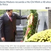 Le président vénézuélien Maduro exalte le patriotisme et le nationalisme du Président Ho Chi Minh