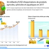 36 milliards d’USD d’exportations de produits agricoles, sylvicoles et aquatiques en 2017