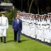 La cérémonie d'accueil officielle accordée au PM Nguyen Xuan Phuc en Nouvelle-Zélande