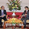 MRC : rencontre entre les Premiers ministres vietnamien et laotien 