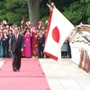 La cérémonie d’accueil du président Tran Dai Quang vue par les médias japonais 