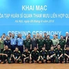 Formation d’officiers d’état-major pour l’ONU au Vietnam