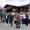 Cérémonie de rapatriement des restes de soldats vietnamiens tombés au Laos