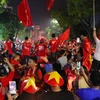 ASIAD 2018 : des milliers des Vietnamiens fêtent la victoire de l’équipe olympique de football