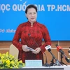 La présidente de l’AN visite l’Université nationale de Hô Chi Minh-Ville