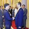 Le président Tran Dai Quang reçoit le conseiller spécial du groupe japonais Mainichi