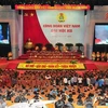 Grande séance du 12e congrès syndical national du Vietnam