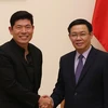 Le vice-PM Vuong Dinh Huê reçoit le directeur exécutif de Grab Anthony Tan