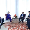 Le PM Nguyên Xuân Phuc rencontre la directrice générale du FMI à Bali