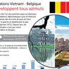 [Infographie] Les relations Vietnam - Belgique se développe tous azimuts