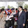 La visite officielle du président de l’AN du Vietnam au Laos largement couverte par la presse lao