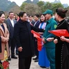 Têt : le Premier ministre Pham Minh Chinh formule ses vœux à Cao Bang