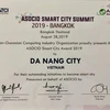 Da Nang reçoit le prix ASOCIO Smart City 2019