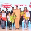 Remise des prix du concours "Doraemon et la sécurité routière" au Vietnam 2018