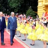 Cérémonie d'accueil officielle du Premier ministre malaisien