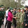 La vice-présidente Vo Thi Anh Xuan rend visite aux forces anti-épidémiques de Kien Giang