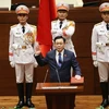 Le président de l’organe législatif chinois félicite le président de l’AN Vuong Dinh Hue