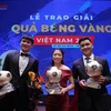 Football: Hoang Duc, Huynh Nhu et Ho Van Y remportent le Ballon d’Or 2021 du Vietnam