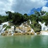 La beauté de la cascade de Ban Sam dans la province de Cao Bang 