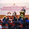 Le président de l'Assemblée nationale rencontre la communauté vietnamienne au Cambodge